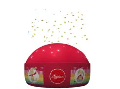 Niermann Zauberhaftes Nachtlicht Rainbow Rabbit Sternprojektor LED-Farbwechsler 3 Farben